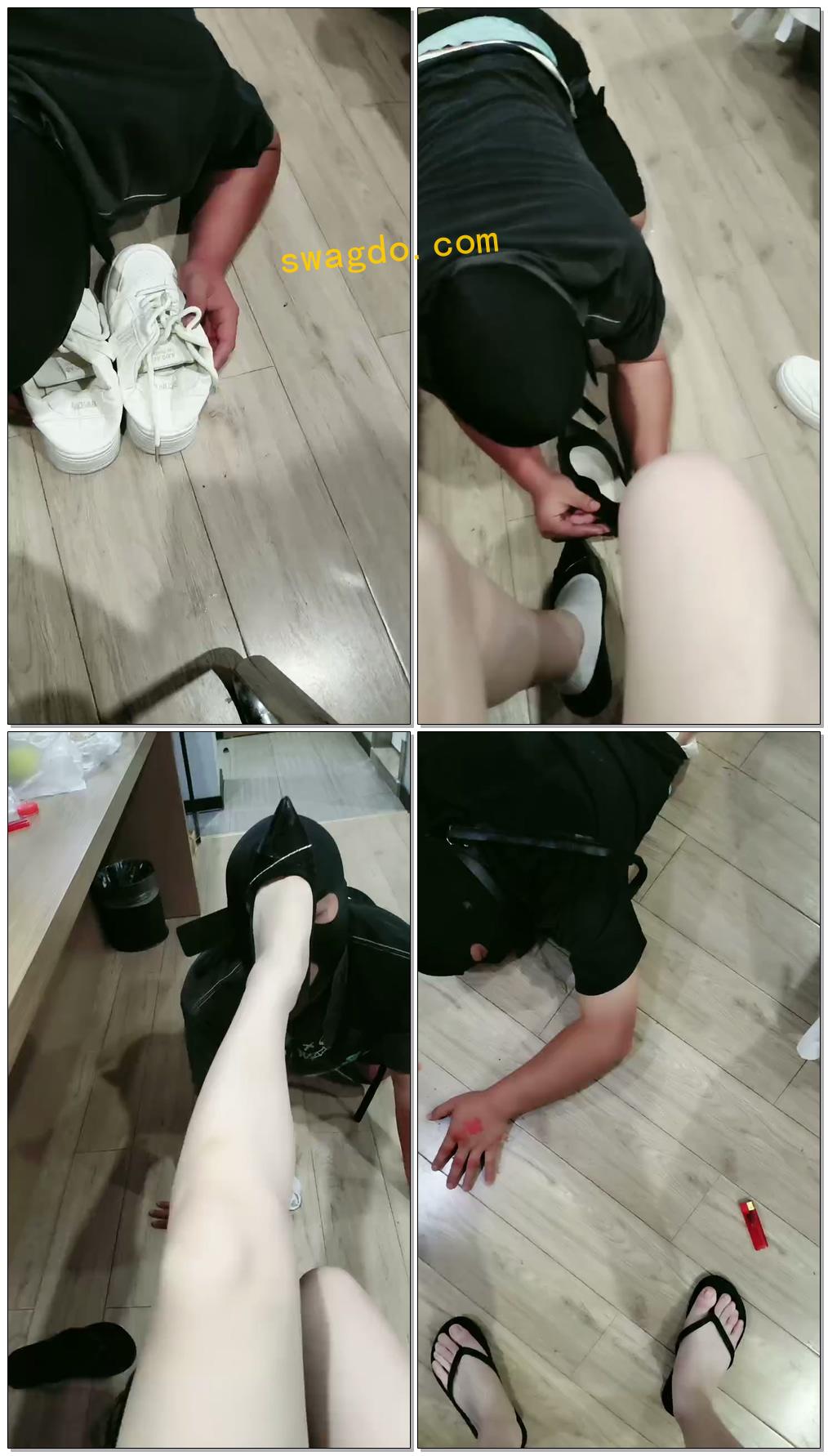 【武汉丝丝女王】鞋垫面包滴蜡虐畜【66分钟】