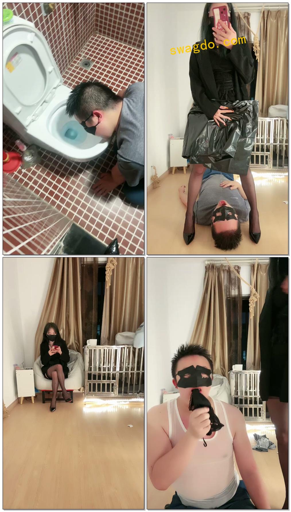 【然然而S】二TJ圣水舔马桶舔地板喝漏的圣永口水喷脸【35分钟】