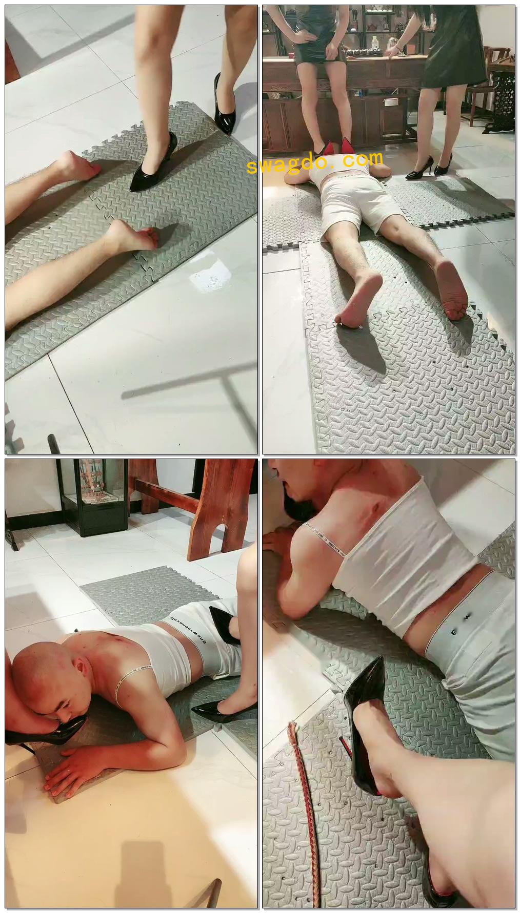 【喬家大院】双王，高跟，踩踏！【72分钟】