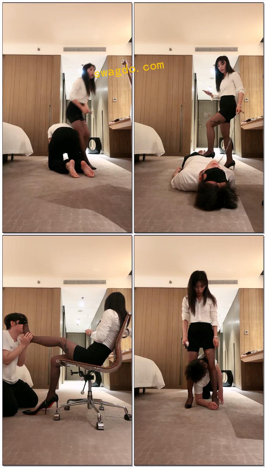 【梦涵queen】把老板变为尖奴【54分钟】