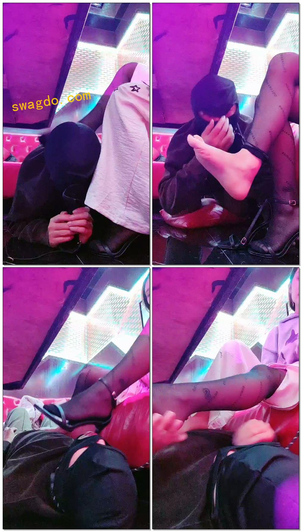 【喵酱紫S】ktv凌辱舔脚狗【40分钟】