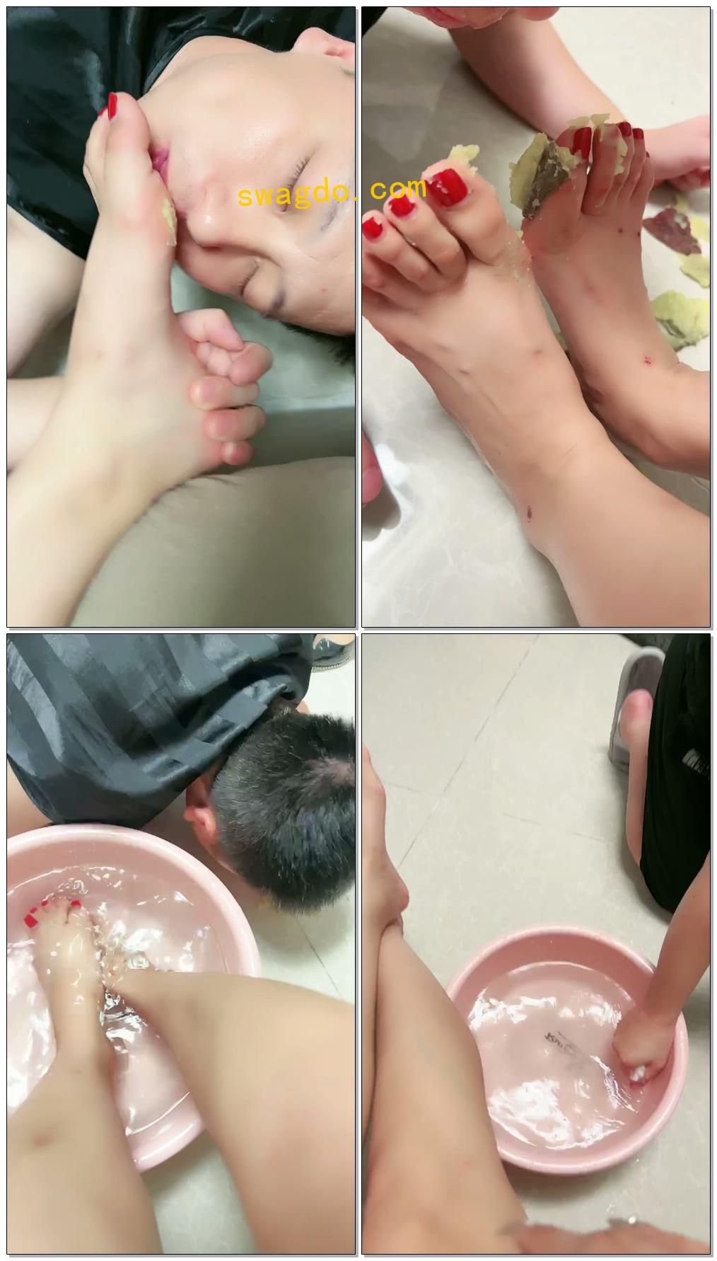 【梦露S】足喂食喂j狗【31分钟】