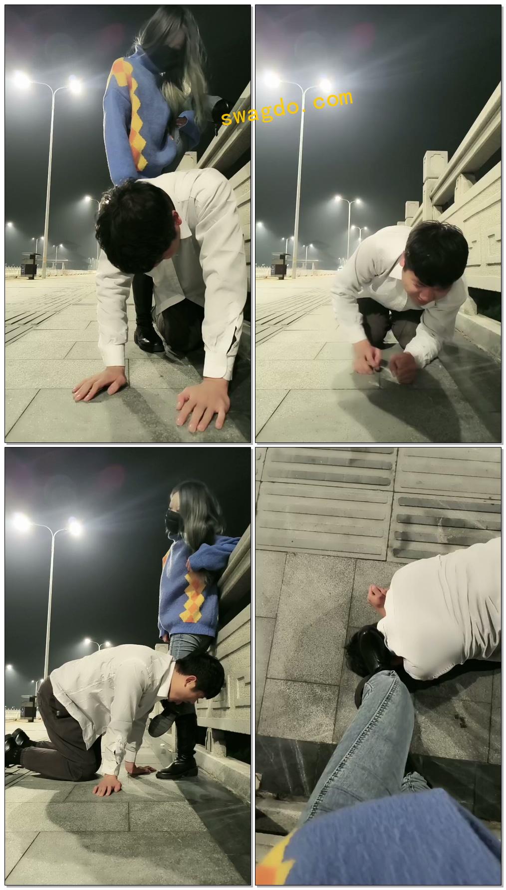 【诗琪S】户外桥上玩狗【35分钟】