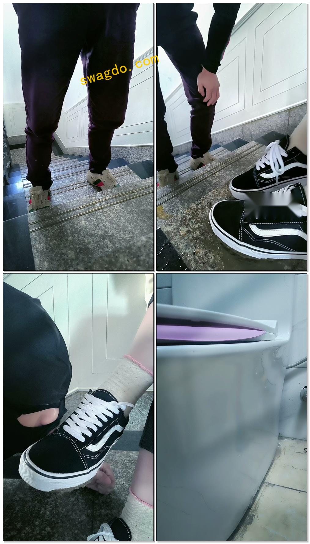 【樊樊大人】大清早调教吃鞋踩水果喝马桶水吃Vans鞋底泥【18分钟】