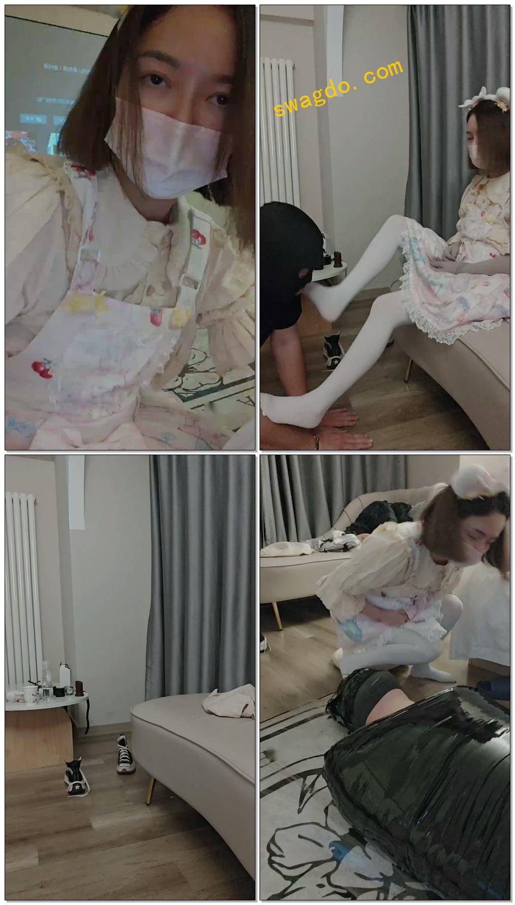 【陶拉大人】被丝锁喉诱惑的小狗【58分钟】