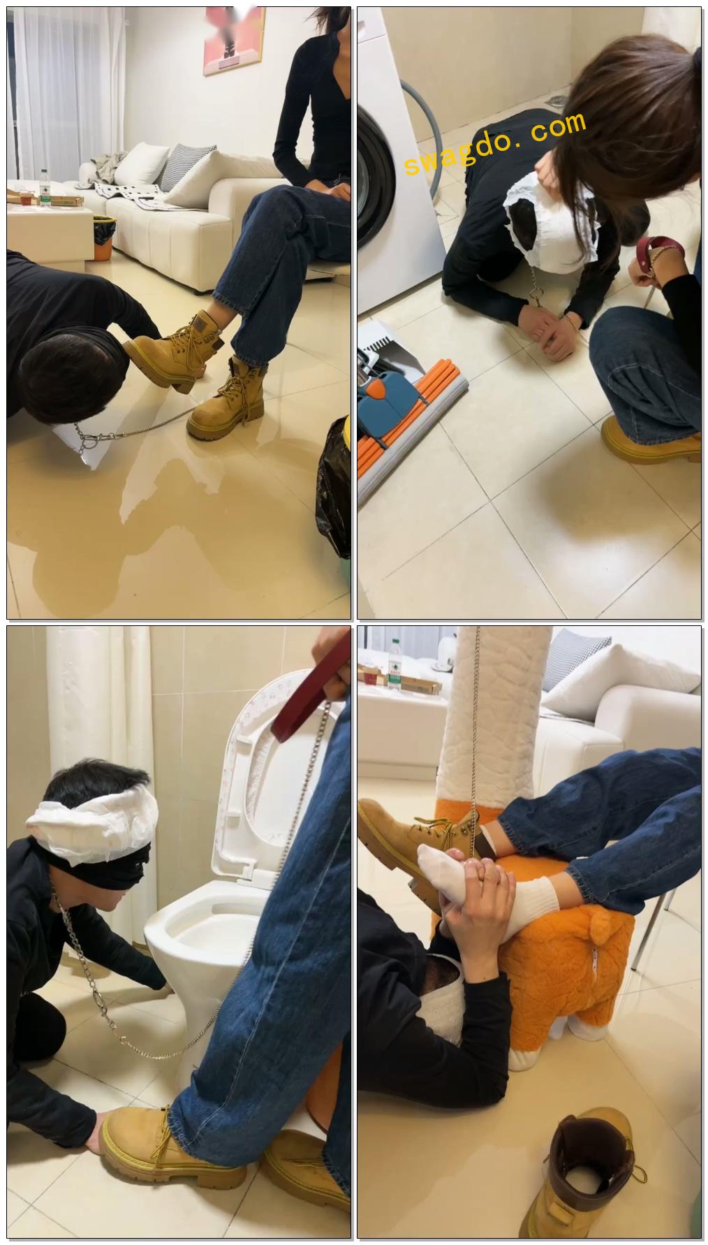 【Da猫】家奴清理马桶【41分钟】