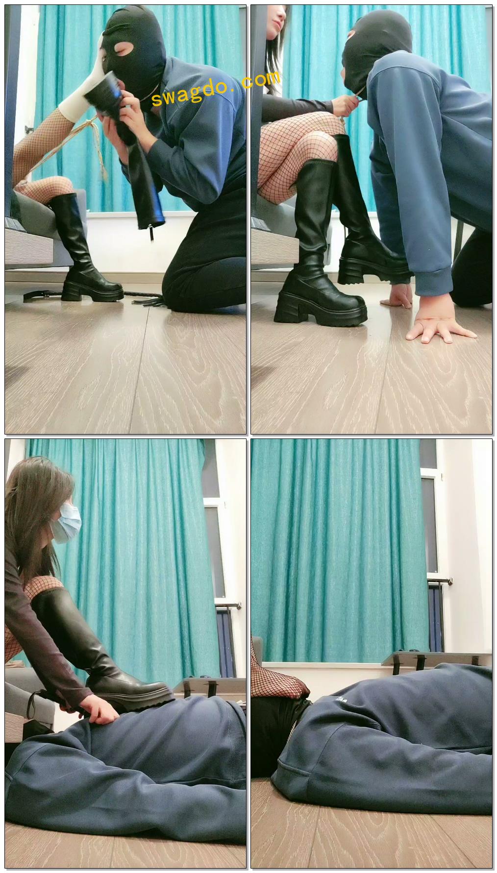 【喵酱紫S】调教四爱刑奴【25分钟】