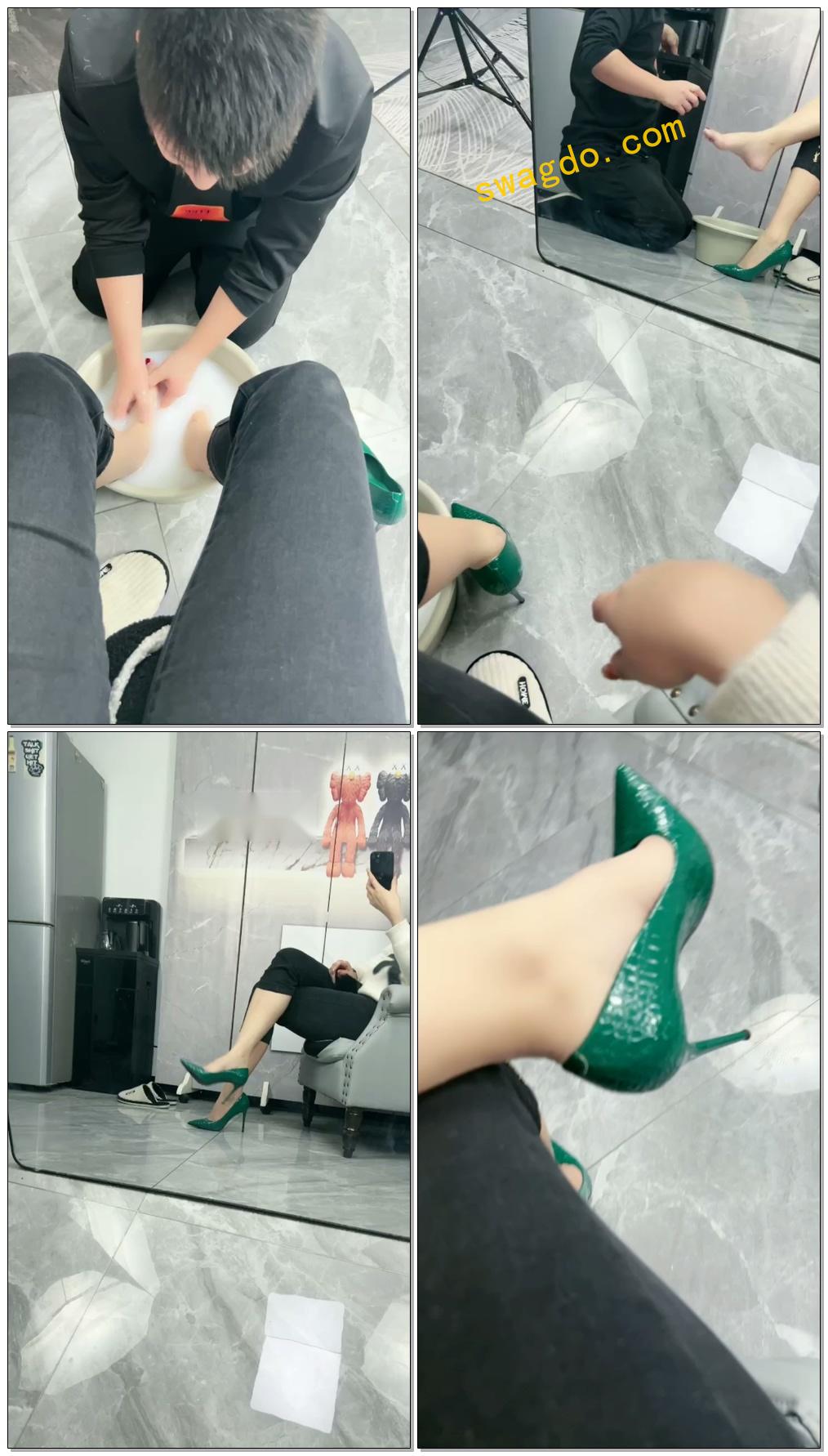 【梦露S】圈养牛奶洗脸【41分钟】