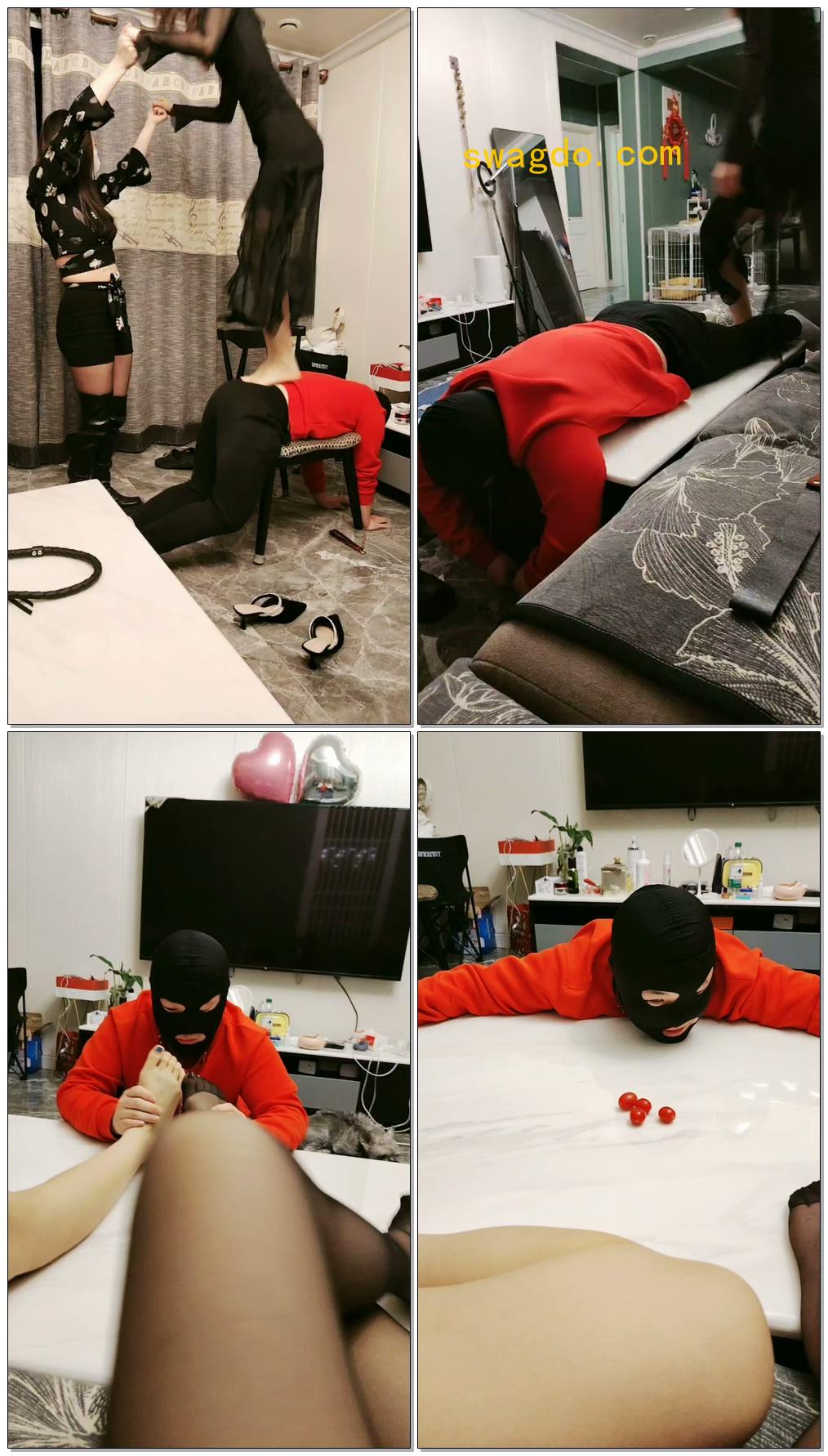 【泽天S】泽天S，Da猫双主暴打出男狗舔玉足【32分钟】