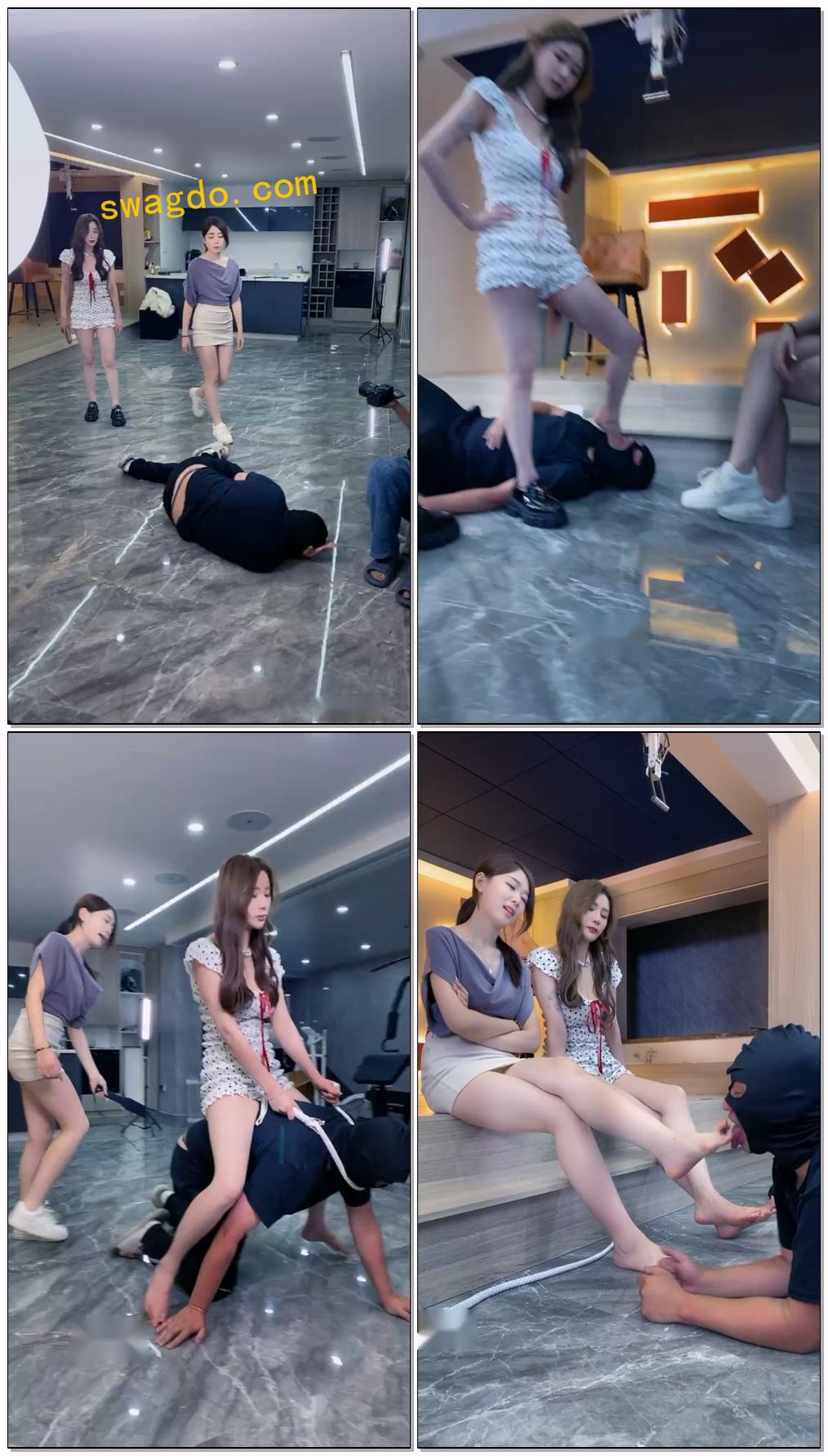 【麋鹿银儿】真实翻车拍摄中暴怒全场乱打撒气另类记录片【55分钟】