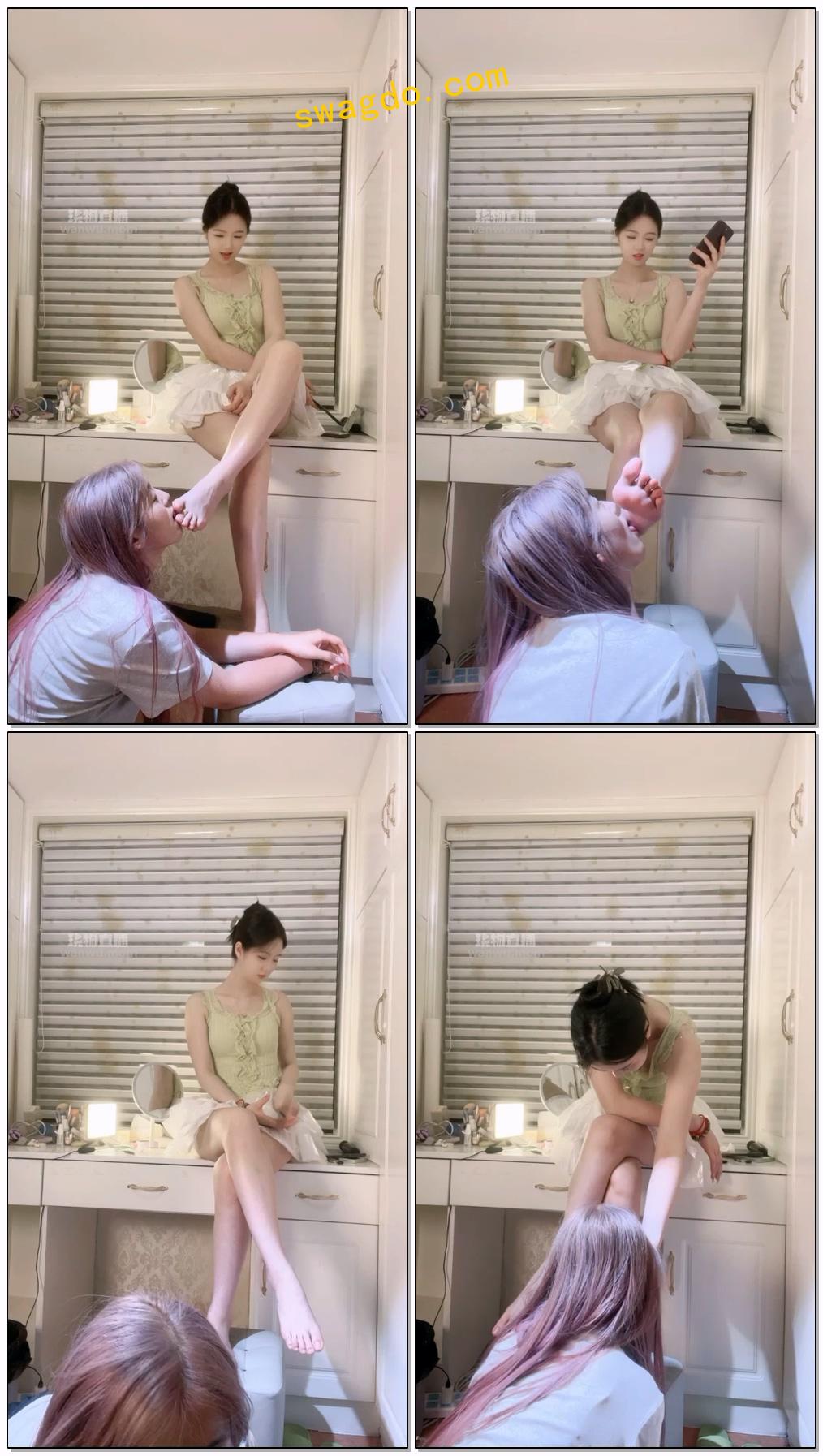 【时颜S】TJ女奴舔脚【37分钟】