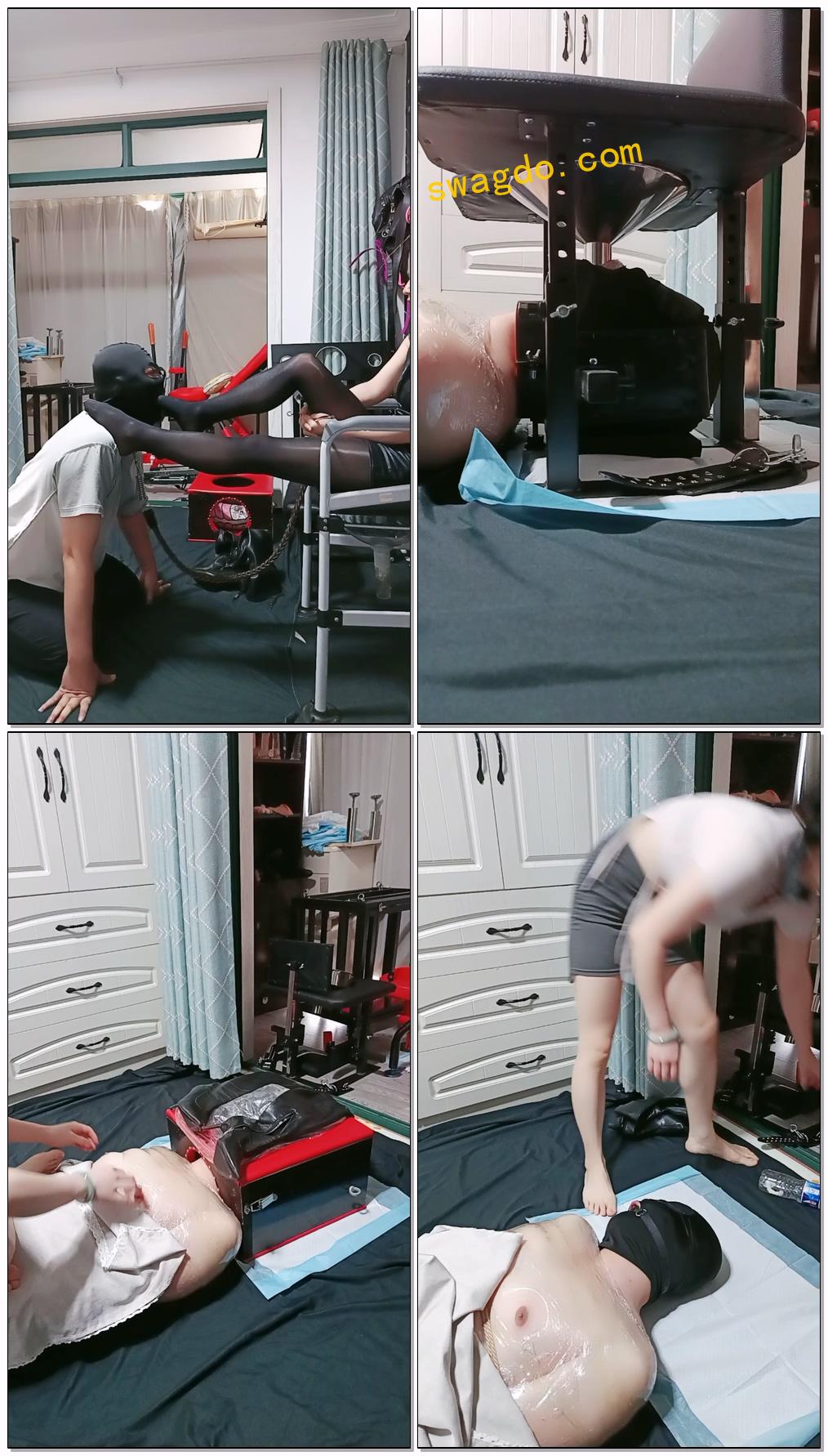 【上海女王白狐】开发同事圣水坐脸黄金【63分钟】