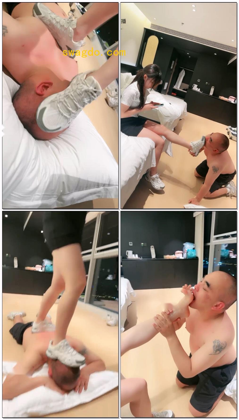 【西北傻子】素人学生暴力踩踏全程踩头踩脸，最后一泡圣水消毒太残忍了【31分钟】