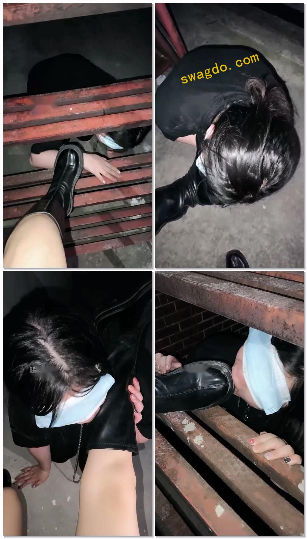 【爱可】天台调教母狗【22分钟】