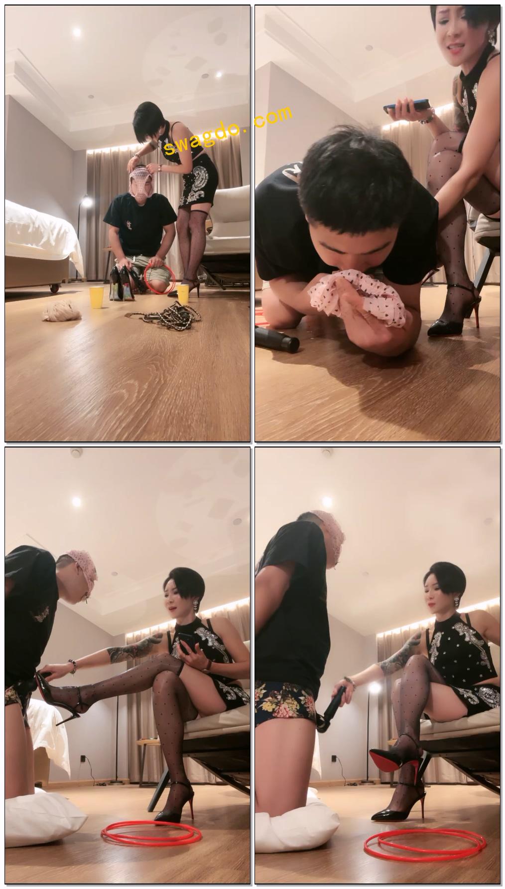 【爵恋霸主】直播调教，全程玩弄机【48分钟】