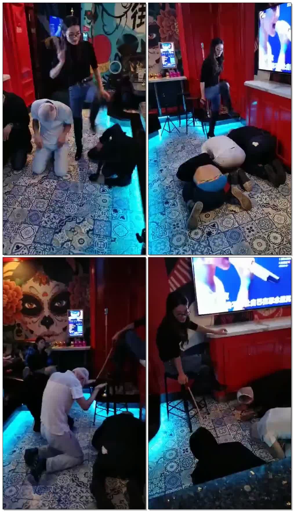 【9-10月】ktv严训三家奴,藤条,耳光,舔痰,羞辱【执念s】