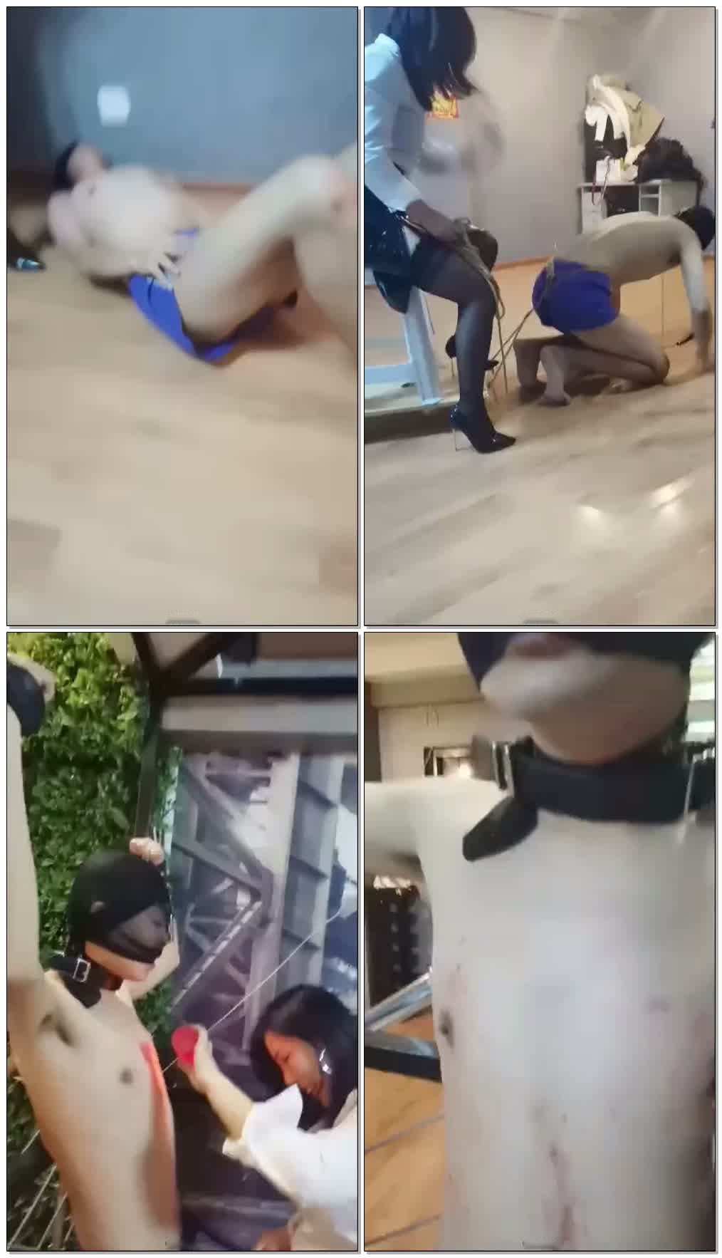 【11-12月】办公室OL风TJ贱狗【灰色】【38分钟】