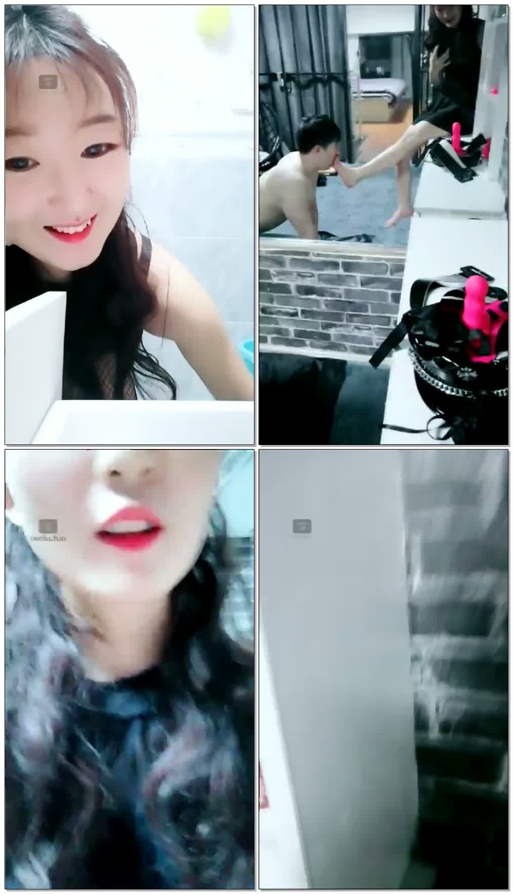 【12-1月】调个骚狗灌肠暴g舔臭脚【77分钟】【柒染殿下】