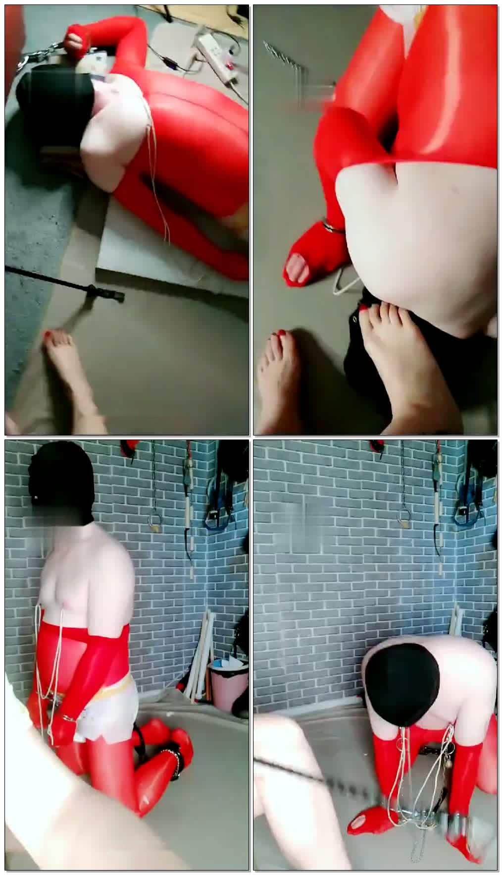 【东营天香百合】倒吊,鼻勾控制,乳环【69分钟】