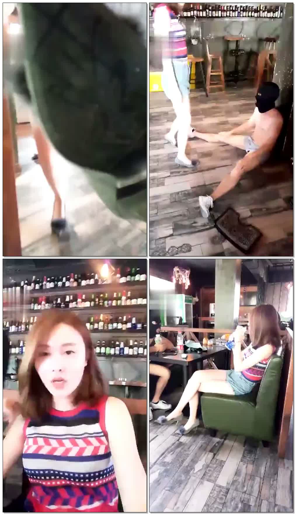 【定制视频角度】在酒吧狠虐贱狗 【40分钟】