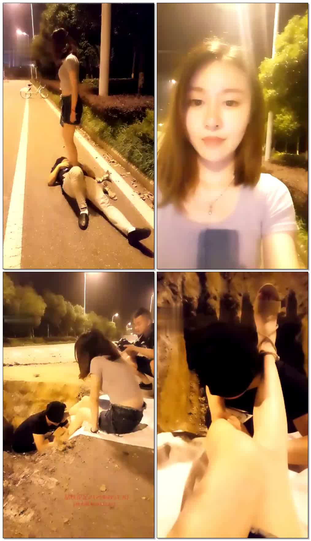 【定制视频角度】野外马路调教【63分钟】