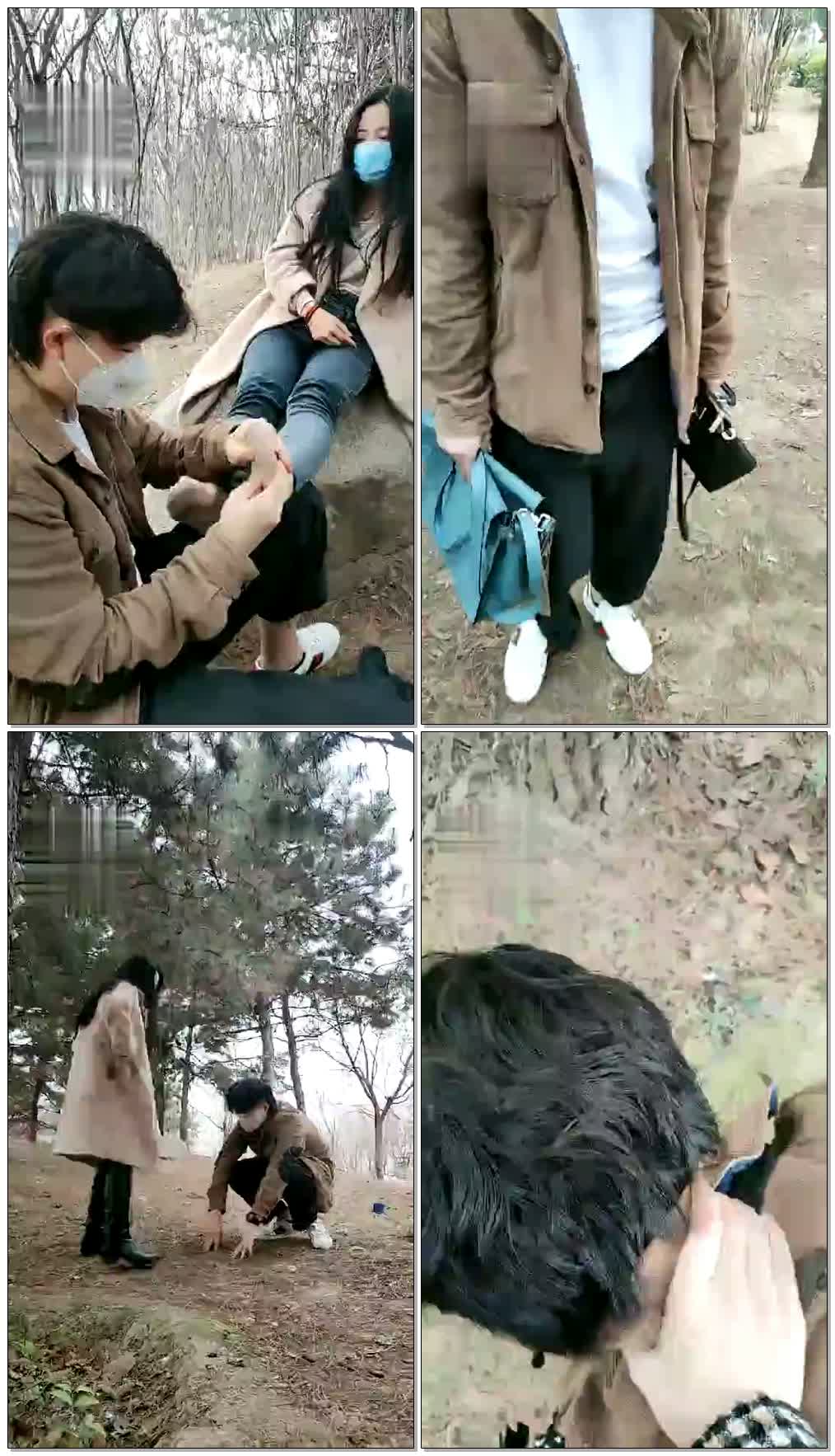 【虫虫】野外调教公园伺候【31分钟】