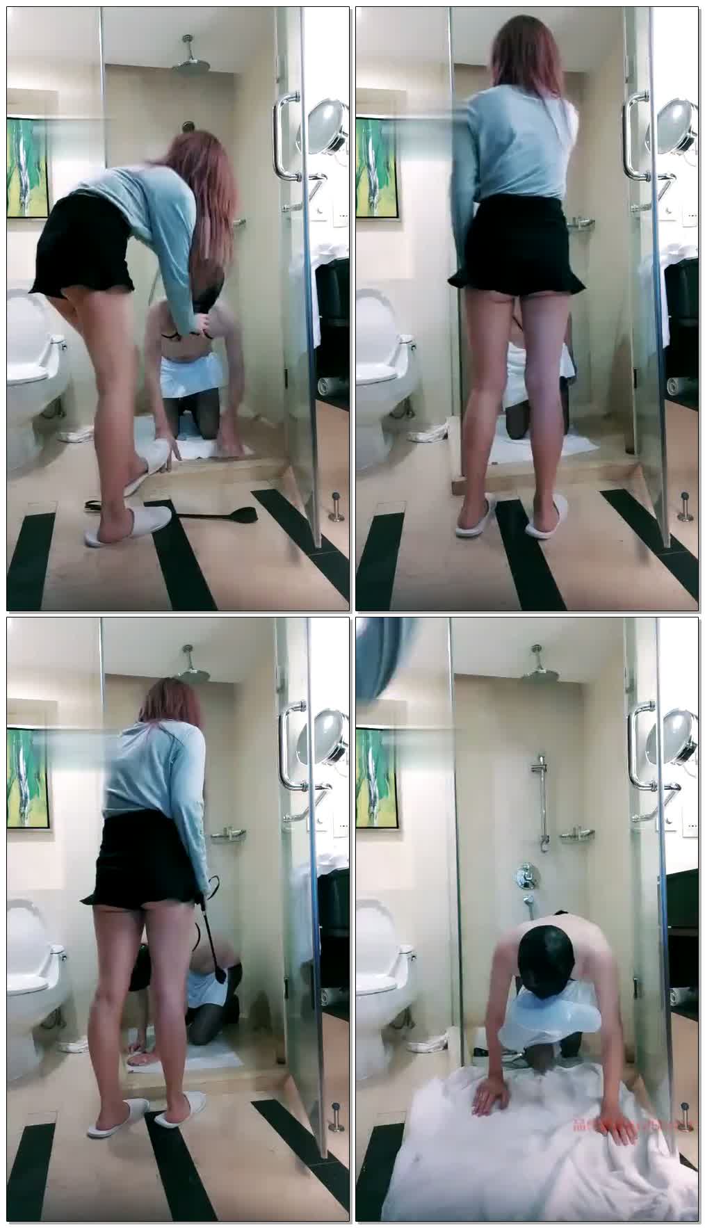 【嘉昕S】早起圣水,原味丝袜套头,狗狗美餐【12分钟】