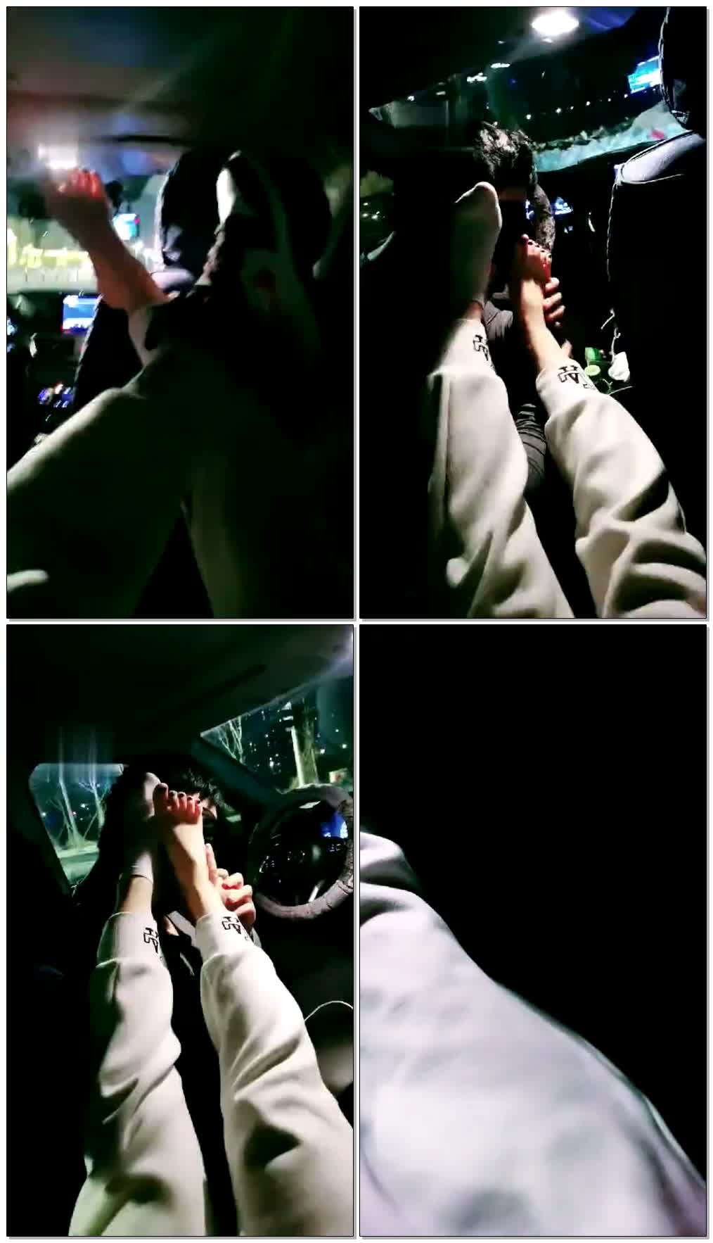 【一禾S】现实户外调教车内【完整版】【90分钟】