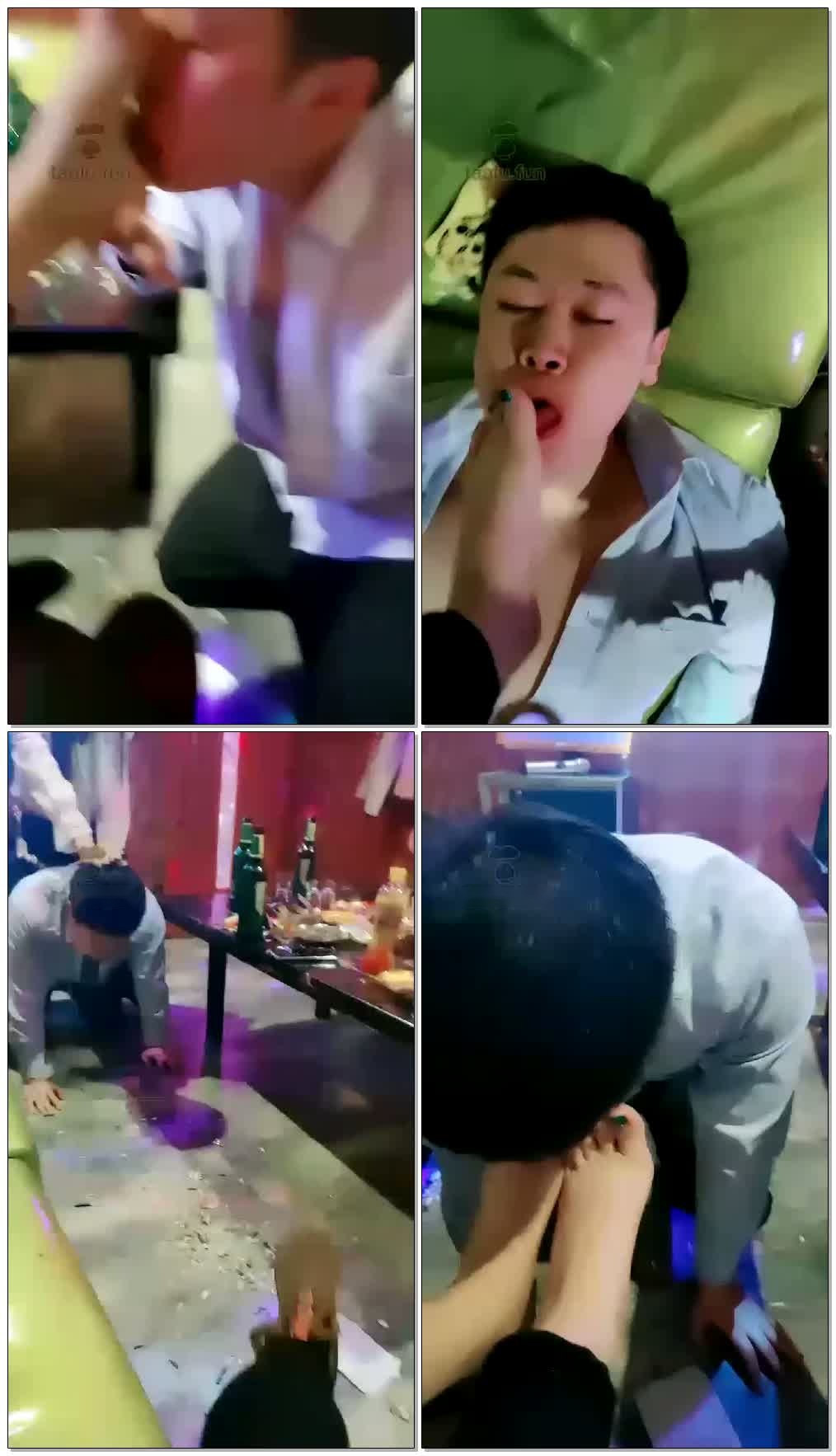 【染染殿下】带素人姐姐ktv调教贱狗【50分钟】