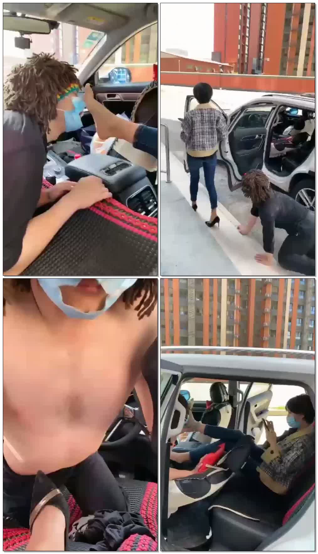 【美离子】户外冒险:小区楼下+车T【41分钟】