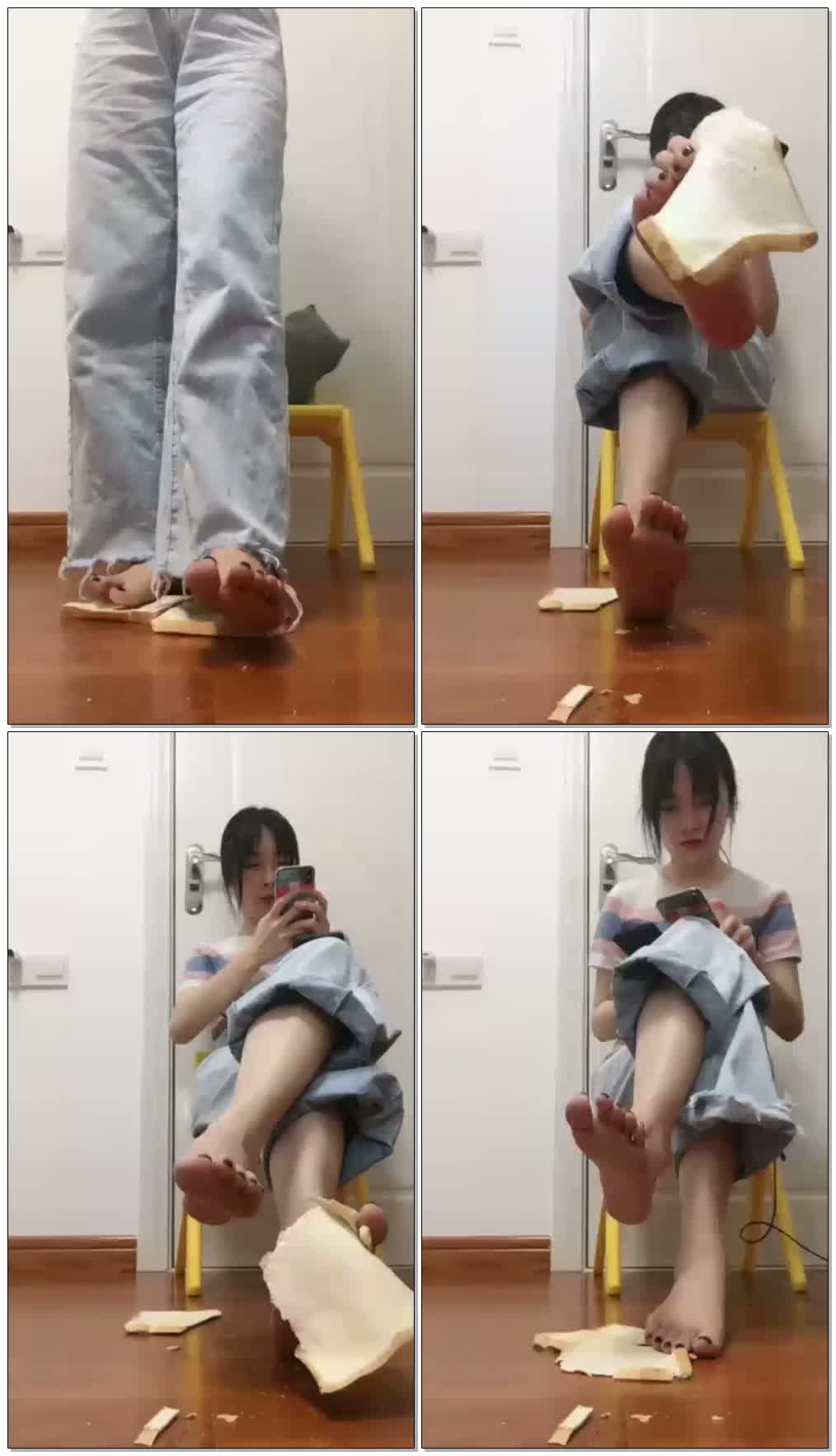 【bebe】第一视角踩吐司!【51分钟】