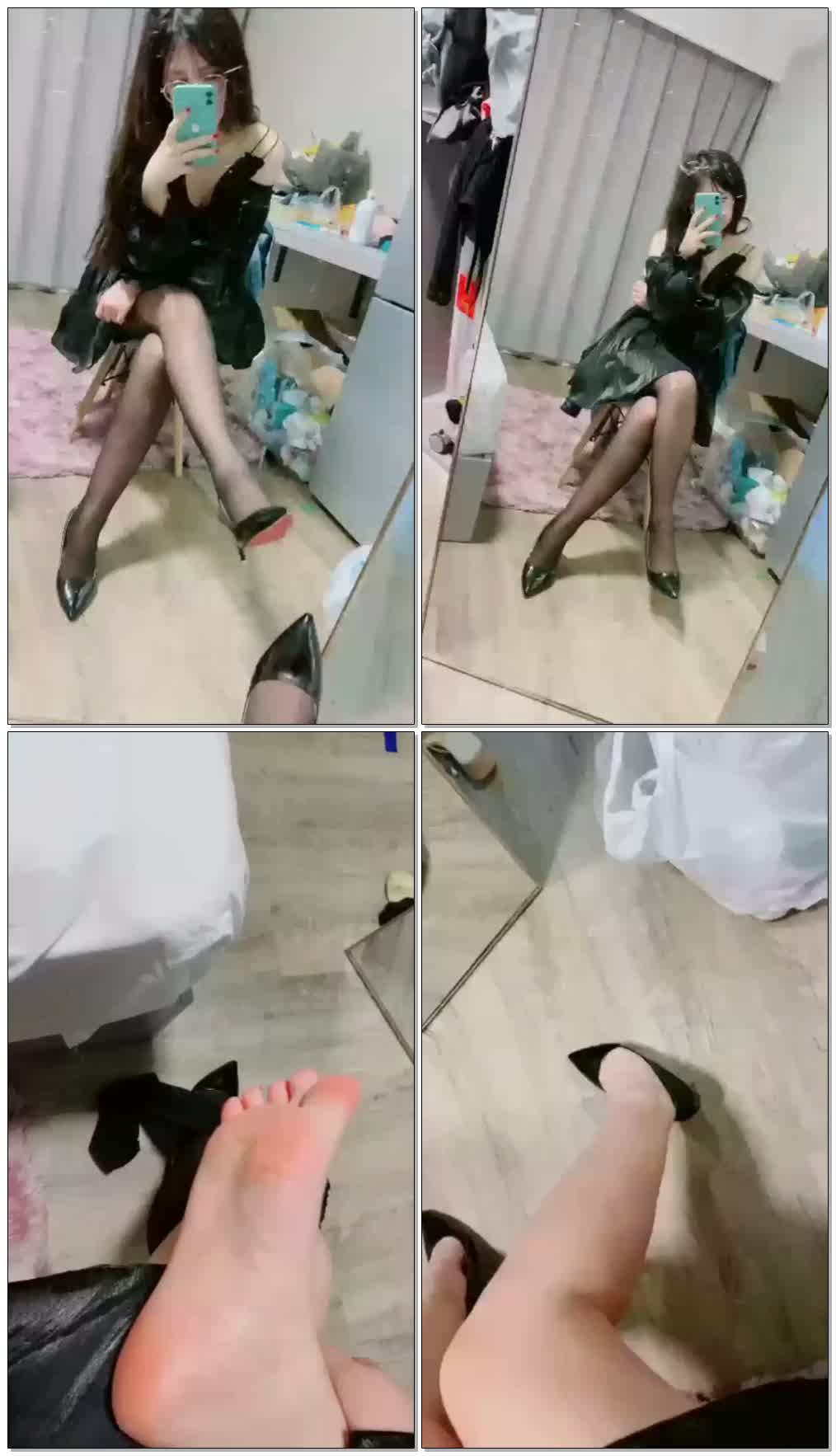 【上海芭比学生主】第一视角红绿灯丝袜高跟【68分钟】