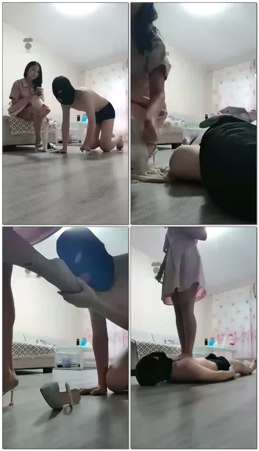 【琛儿女主】舔鞋跟的狗狗来了,袜子除味器【27分钟】【高清】