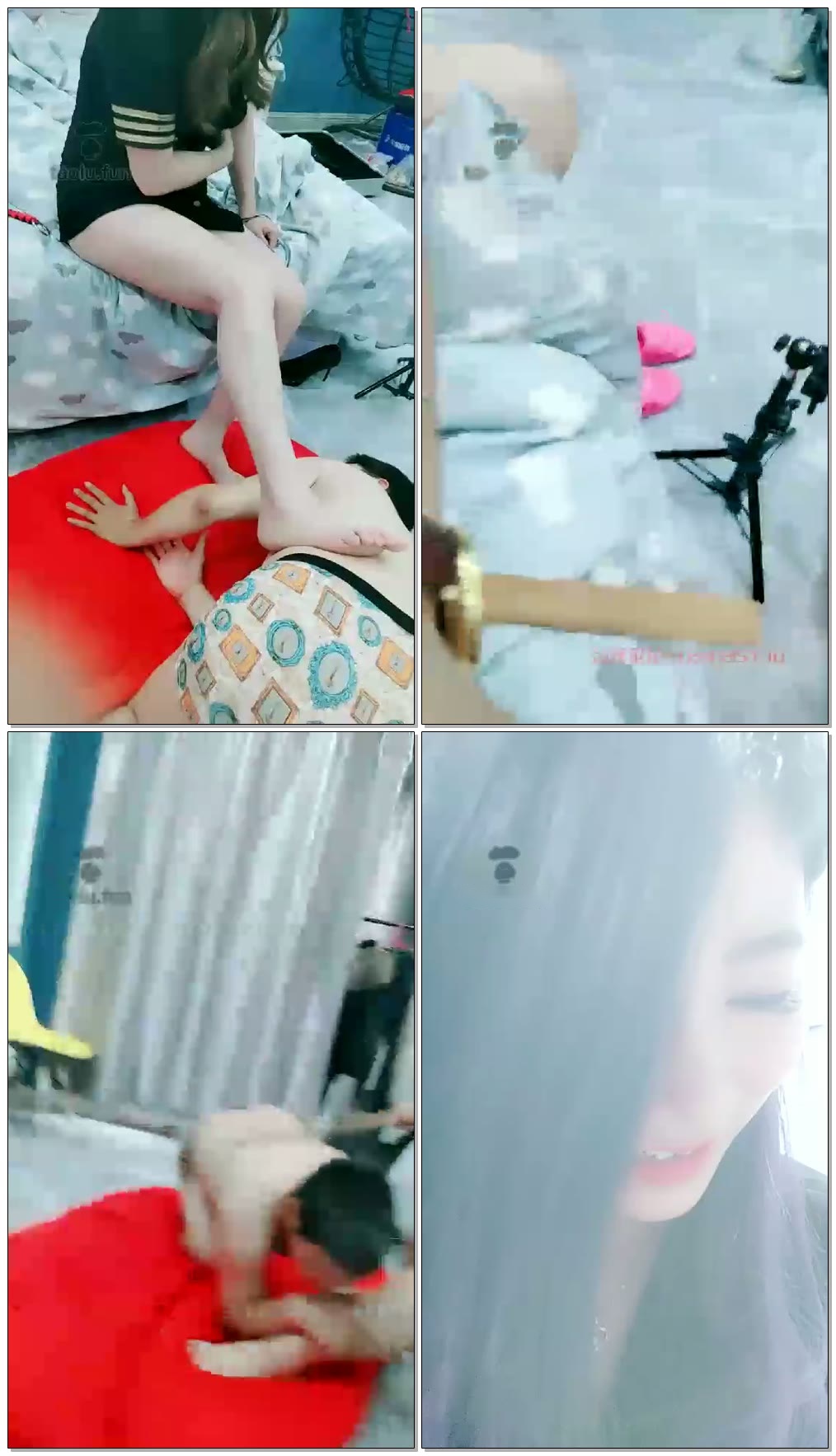 【冰雨女王】冰雨视角闺蜜玩狗【48分钟】【普清】