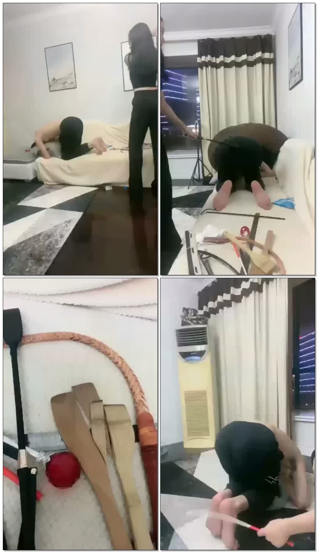 【伊茜】狠毒的后妈,数种道具抽屁屁【33分钟】【高清】