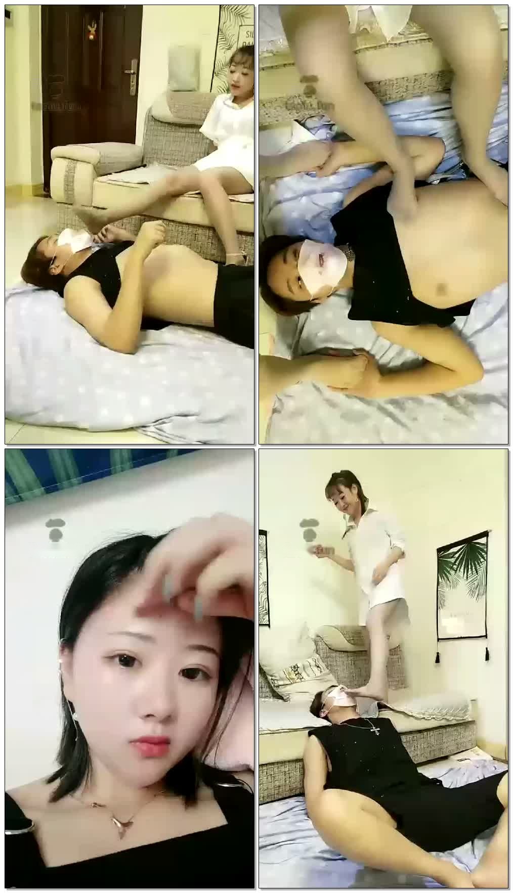 【姐妹团s】cc女王独立首调,高跟踩踏【22分钟】【高清】