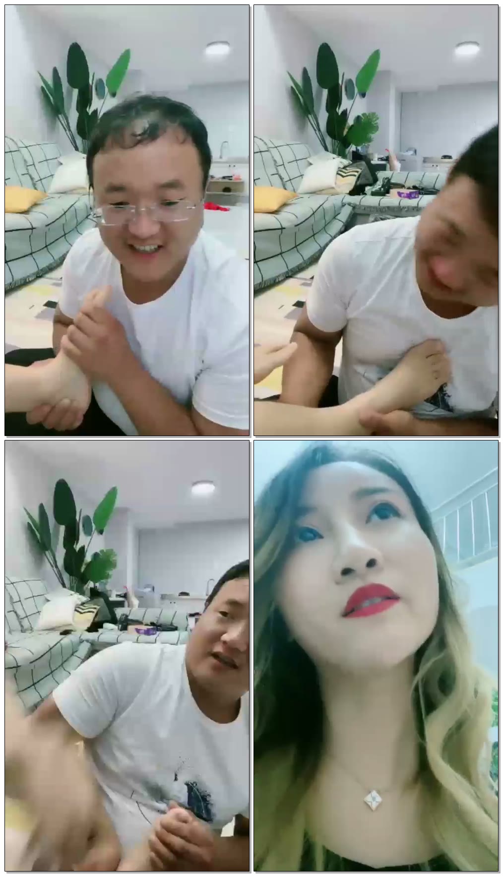 【美雅S】四妞捏脚【51分钟】【标清】