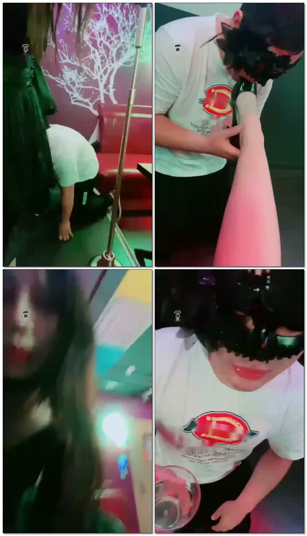 【上海芭比学生主】ktv玩经理让他平时压榨员工,逼迫喝圣物【37分钟】【高清】