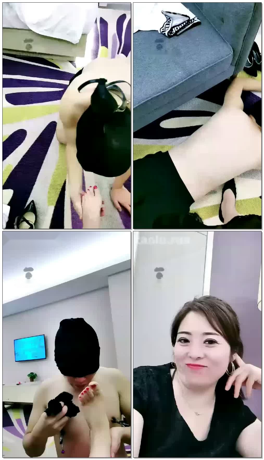 【野蛮公主】踩踏,圣水,脚喂食【98分钟】【高清】