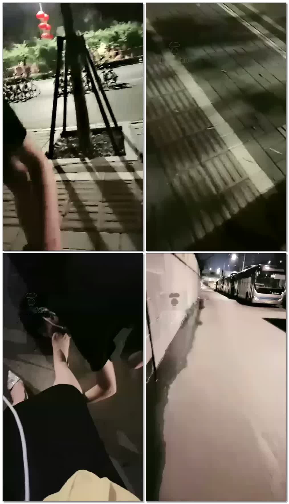 【林夕女王】约贱狗火车站路边调,户外【37分钟】【高清】