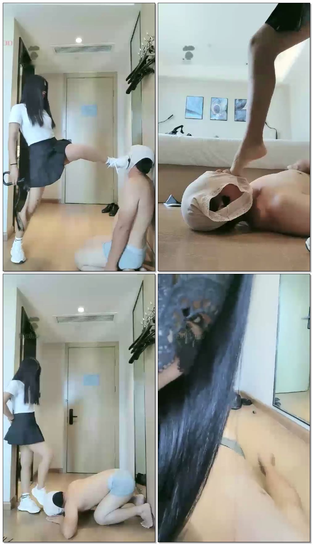 【Luke露可】跪拜踢裆粗口sp,运动鞋原味深喉【52分钟】【标清】