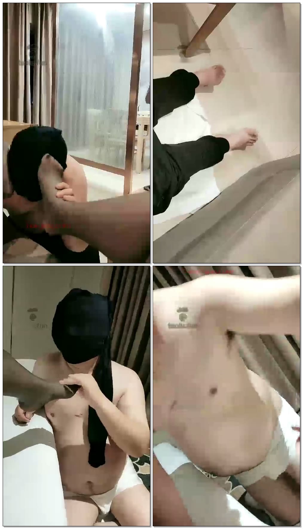 【豆爷S】灰丝玩狗睡前伺候按摩【31分钟】【标清】