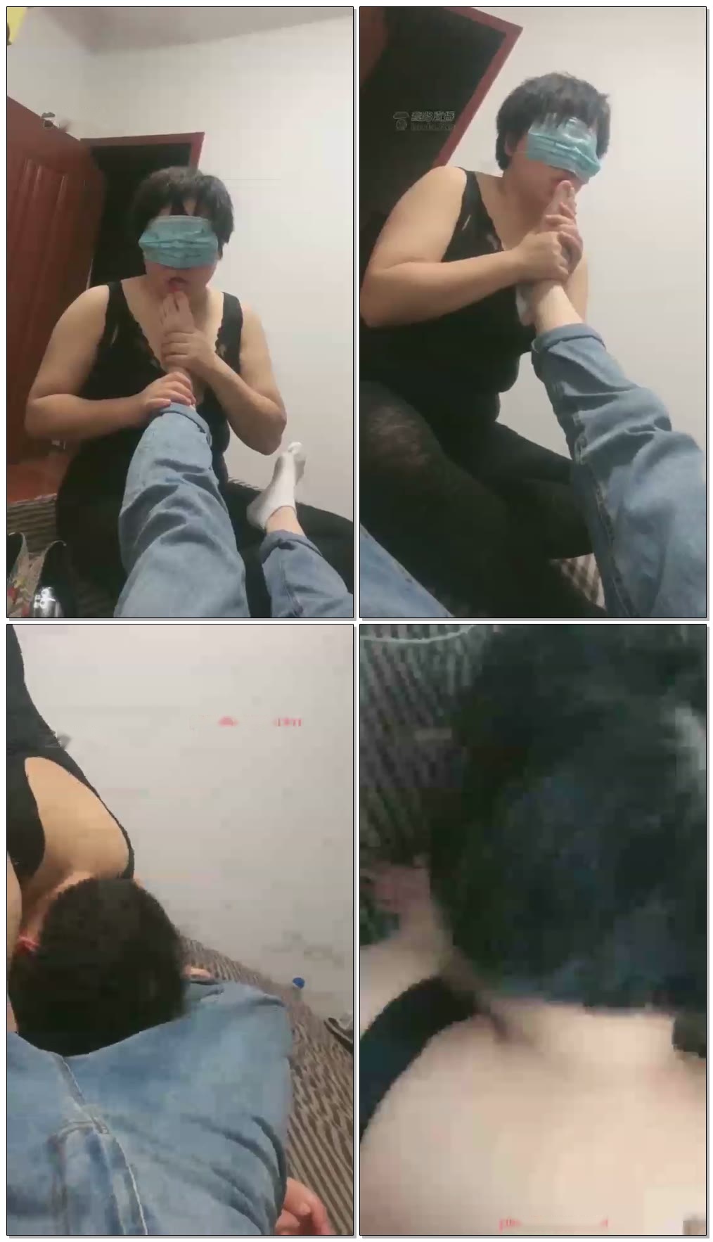 【景SsS】新人女s白棉袜玩恋足女m【35分钟】【标清】