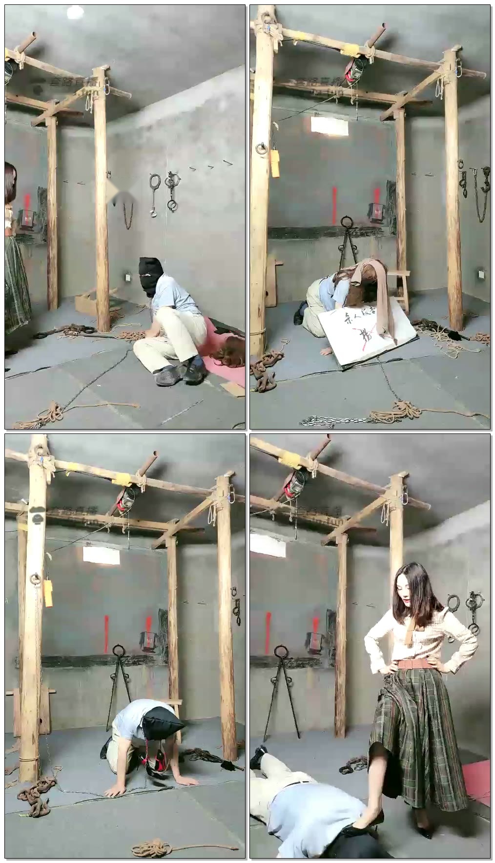 【青青美少女】女王柳絮虐老杂狗【62分钟】【标清】