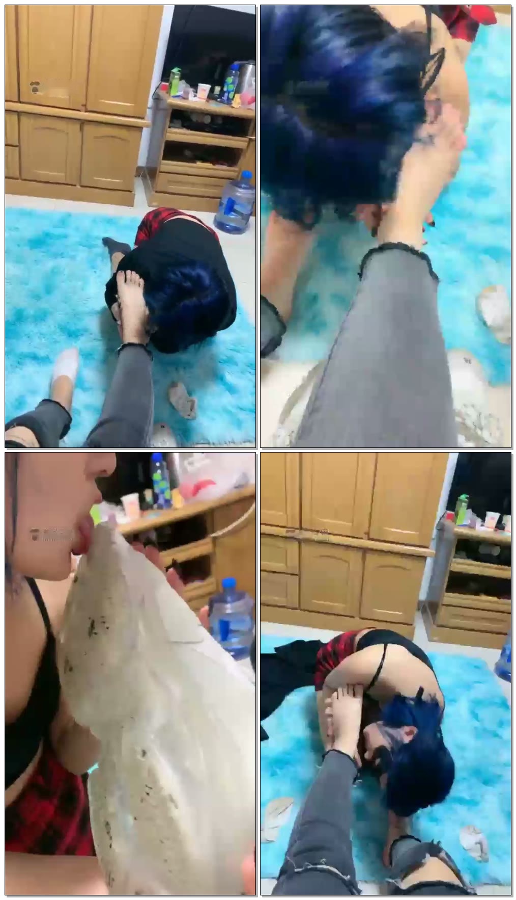 【子墨S】来安曼(女M)家里玩她【47分钟】【标清】