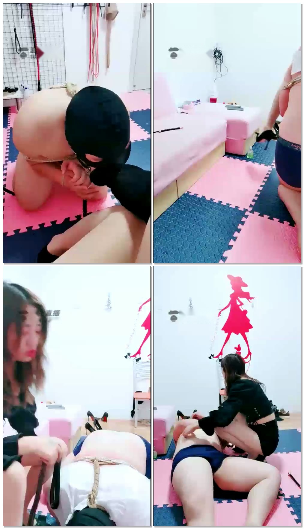 【沐月S】高靴肉丝气味羞辱捆绑狗【54分钟】【标清】