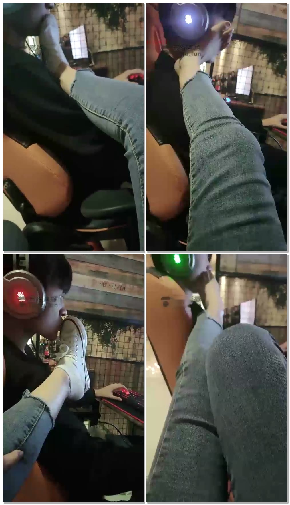 【00小主S】在网吧调教素人朋友,帆布鞋棉袜臭他【63分钟】【标清】