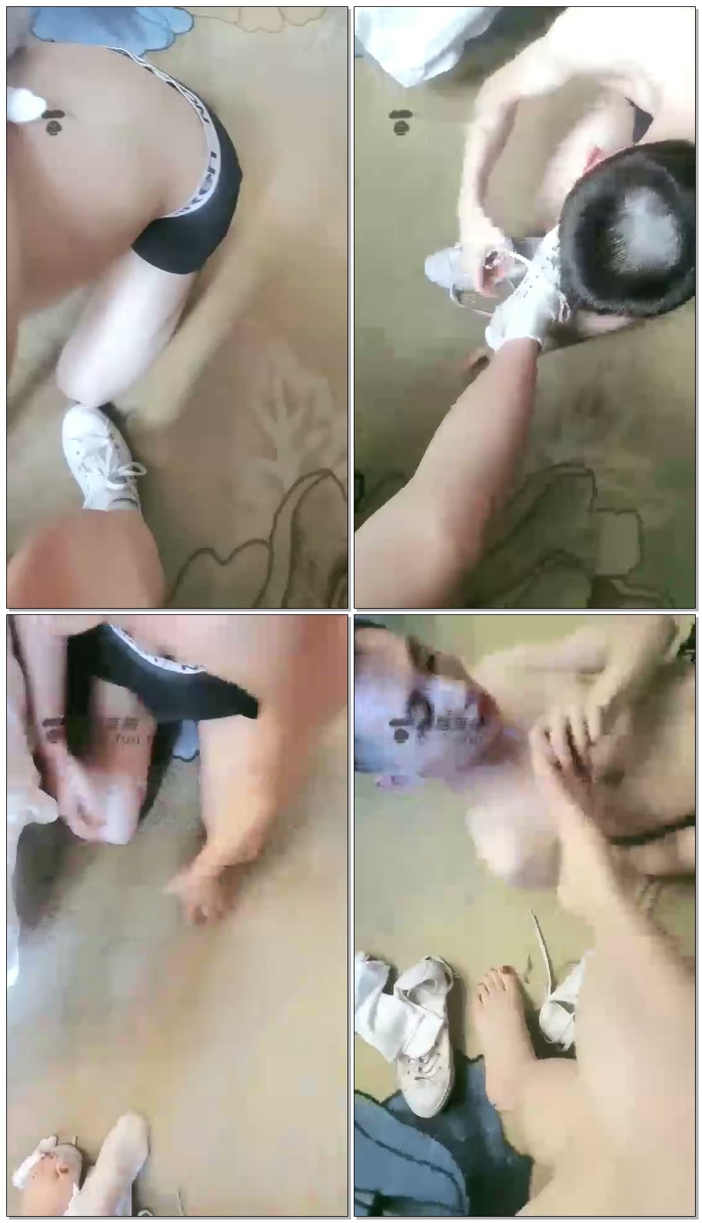 【强抚S】骑马钻胯舔脚恋足棉袜,想舔脚磕头求【52分钟】【标清】