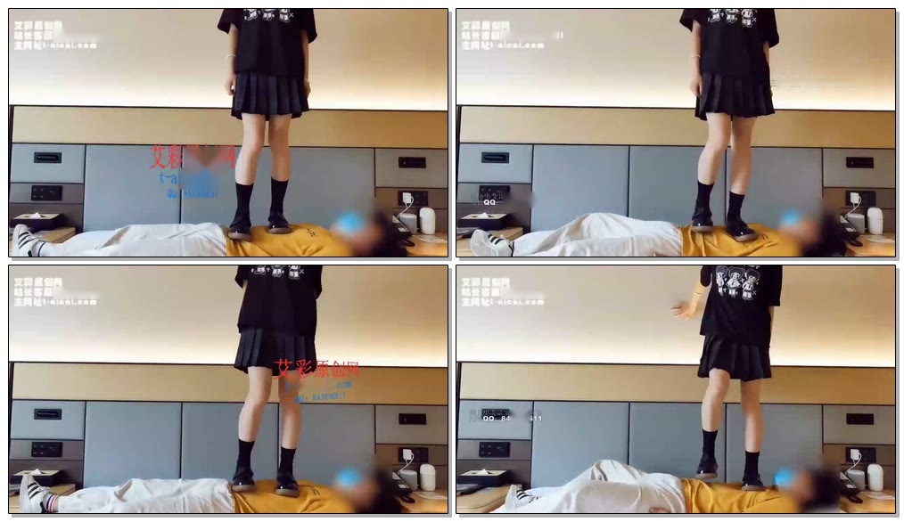 【00后小彤】JK小皮鞋全体重跳踩玩弄裆部踩脖子【12分钟】【标清】