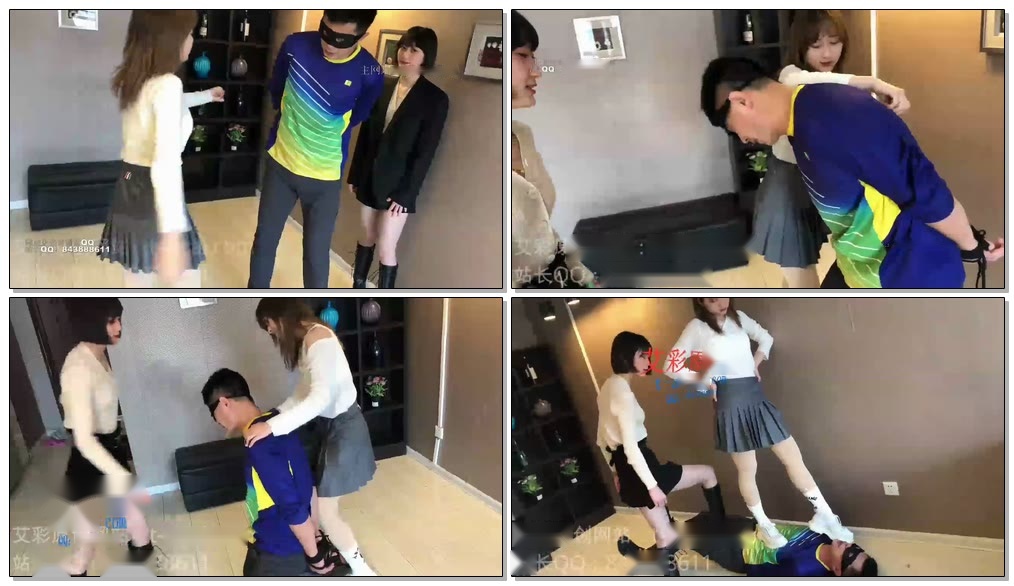 【碎蛋娇娃-莹莹&芳瞳】惩治变态摄影师【23分钟】【标清】